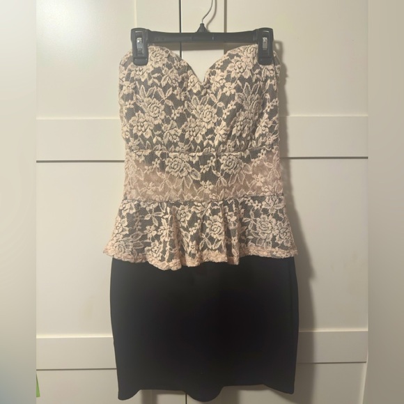 Rainbow Dresses & Skirts - Lacey Strapless Mini Dress
